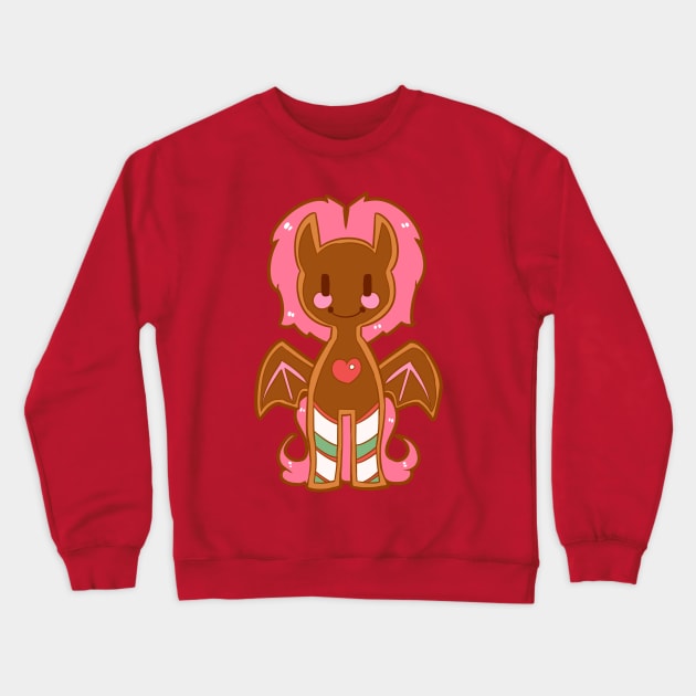 Gingerbread Pony Cookie Crewneck Sweatshirt by kelsmister